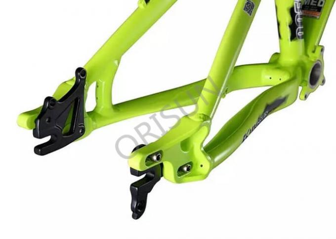 4X / Slopestyle Bike Frames , 26 Inch Black Bmx Frame With Rear Dropouts