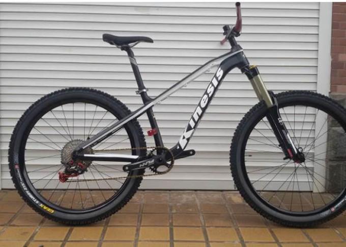 orange hardtail mtb