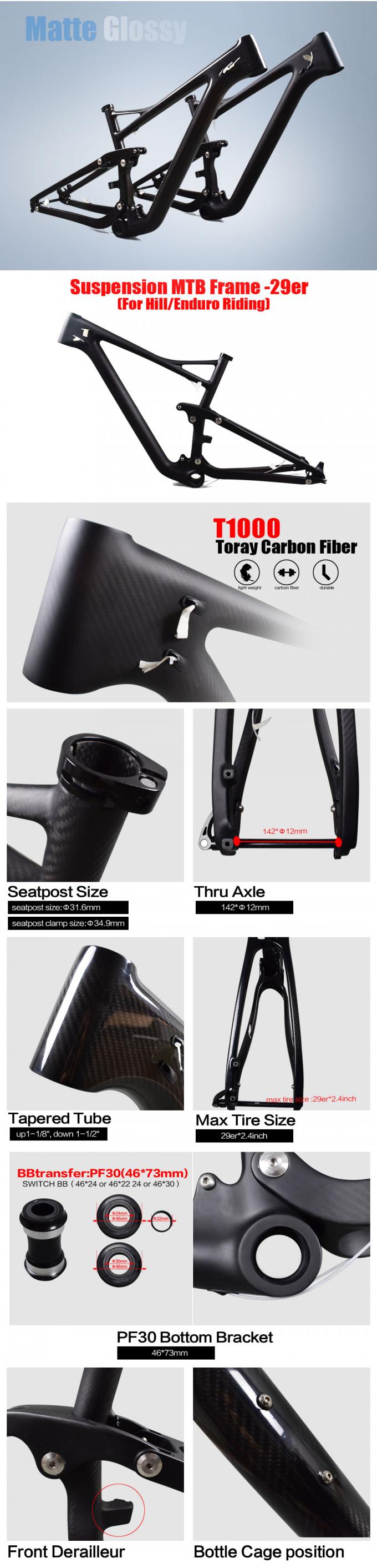 open mould bike frames