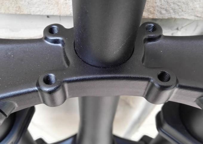 dual crown suspension fork cycle