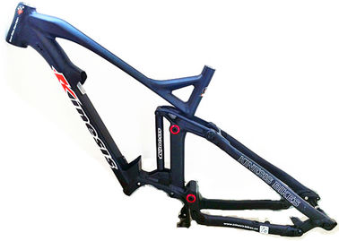China Lightweight Full Suspension Mountain Bike Frame 27.5 With Mid - Drive System supplier