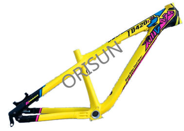 China Aluminum Alloy Dirt Jump Mountain Bike Frame Smooth Welding With Multi Function supplier