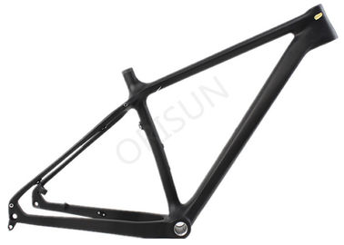China Lightweight Fat Tire Bike Frame , Carbon Fat Frame Internal Cable Routing supplier