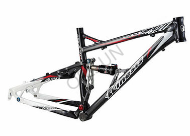 China Aluminum XC Full Suspension Bike Frame 26er Freeride / Downhill Riding Style supplier
