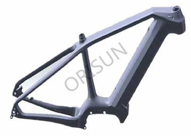 China Full Carbon Custom Bicycle Frames , Mid Drive Carbon Fibre Cycle Frames supplier