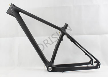China 26 Inch Snow Carbon Fat Bike Frame Lightweight 190 X 12 Mm Thru - Axle Dropout supplier