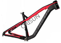 China Red / Orange Hardtail Mtb Bike Frames , 27.5 Inch Aluminum Alloy Bike Frame factory