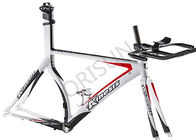 China Aerodynamic Aluminum Time Trial Frame Multi Color With Flat Integrated Seatpost factory
