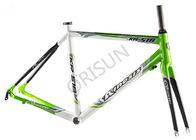 China Custom Aluminum Alloy Racing Bicycle Frame , 50cm Road Race Bike Frames factory