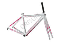 China Compact Structure Ladies Road Bike Frame 49cm With Inner Cable Routing factory