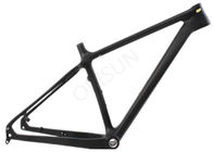 China Carbon 26er Bike Frame , Snow / Fat Bike Frame Customized Painting Designs factory