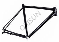 China Black Flat Mount Road Bike Frame Aluminum Material For Offroad Racing company