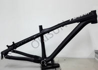 China Black 26er Aluminum Dirt Jump Bike Frame Customized Painting Design factory