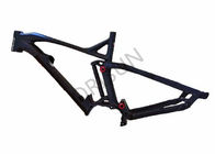 China Full Suspension Motorized Bike Frame 140mm Travel Electric Trail Riding Style factory