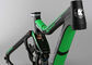 Aluminum Alloy All Mountain Bike Frame Black / Green Color Lightweight Structure supplier