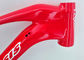 Red Full Suspension Bike Frame 27.5er Plus Trail / Am Riding Style Custom Logo supplier