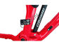 Red Full Suspension Bike Frame 27.5er Plus Trail / Am Riding Style Custom Logo supplier
