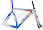 Aerodynamic Aluminum Time Trial Frame Multi Color With Flat Integrated Seatpost supplier