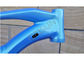 27.5 Inch Plus Electric Bike Frame Mid Drive Blue Color For Mtb Ebike supplier