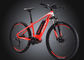 Aluminum 27.5 Electric Mountain Bike 11.6AH Black / Red Luxury Design supplier