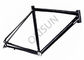 China Black Flat Mount Road Bike Frame Aluminum Material For Offroad Racing exporter