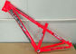 26er Dirt Jump 4x Bike Frame Red Color Aluminum Alloy 6061 Customized Painting supplier