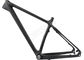 Black Full Carbon Fiber Fat Bike Frame Customized Painting For Snow Bike supplier