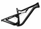 Full Suspension Carbon Fat Bike Frame 120mm Travel XC / Trail Riding Style supplier