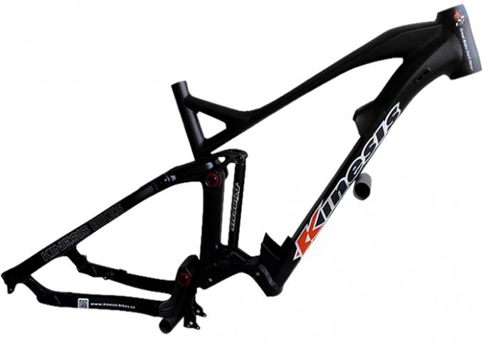 Lightweight Full Suspension Mountain Bike Frame 27.5 With Mid - Drive System