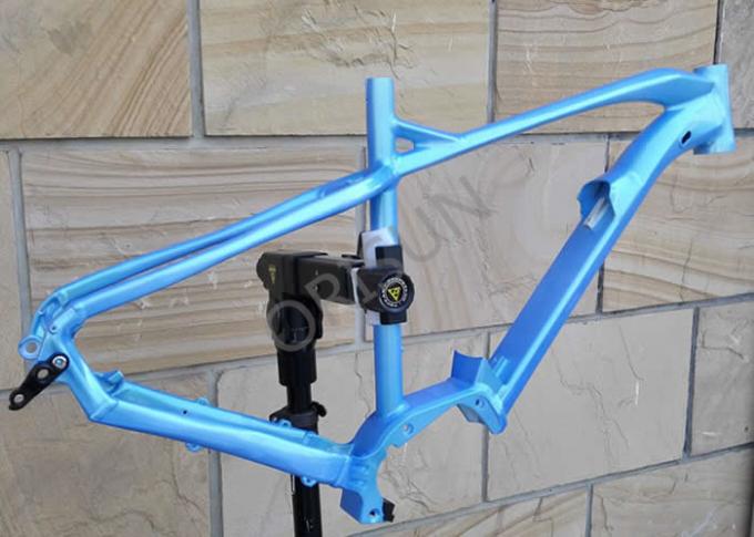Electric Mid Drive Bike Frame , 27.5 Black Lightweight Mtb Frame Tapered Headset