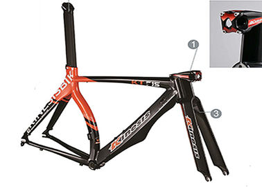 China Aerodynamic Triathlon Aluminum Bike Frame 700C Lightweight Smt Welding Design supplier