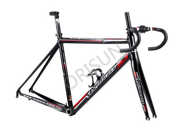 China Road Racing Aluminum Bike Frame Internal Cable Routing 27.2mm Seatpost supplier