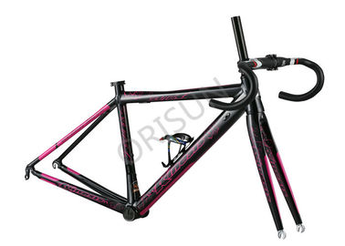 China Ladies / Womens Aluminum Bike Frame Internal Cable Routing With 700C Wheels supplier
