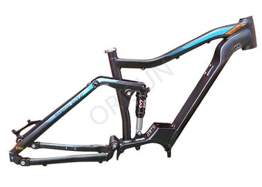 China 27.5 Inch Electric Bicycle Frame , Full Suspension Enduro Ebike Frame supplier
