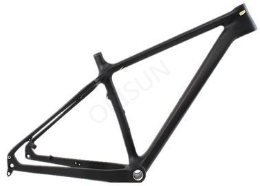 China Carbon 26er Bike Frame , Snow / Fat Bike Frame Customized Painting Designs supplier