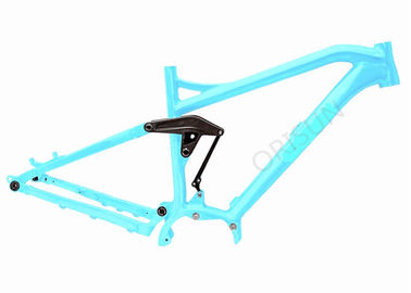 China Full Suspension Electric Bike Frame 27.5er Boost 200 X 57 Mm Shock Size supplier