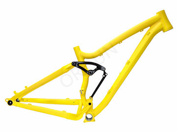 China Lightweight Enduro Full Sus Mtb Frame Aluminum Alloy AL6061 160mm Travel supplier