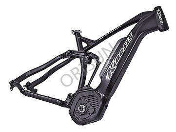 China 29er CX Full Suspension Ebike Frame , Custom E Bike Frame With 148 X 12 Dropout supplier