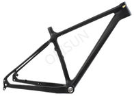 China Lightweight Fat Tire Bike Frame , Carbon Fat Frame Internal Cable Routing factory