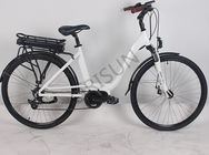 China 250W Electric City Bike , Aluminum Alloy Electric Road Bike Custom Color factory