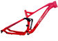 China Red Mountain Full Suspension Bike Frame Aluminum Alloy With Robot - Man Welding exporter