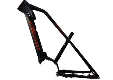 CX Mid Drive Electric Bike Frame Black Color Lightweight 148 X 12 Thru - Axle Dropout supplier