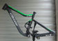 Aluminum Alloy All Mountain Bike Frame Black / Green Color Lightweight Structure supplier
