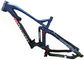 Lightweight Full Suspension Mountain Bike Frame 27.5 With Mid - Drive System supplier