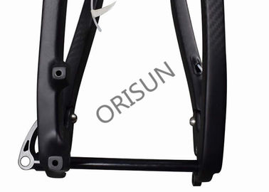 Carbon Full Suspension Lightweight Bike Frame 29er Matte Black Finish supplier