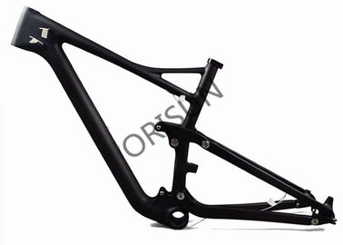 Full Suspension Race Bike Carbon Frame XC / Trail Mtb 122 Mm Wheel Travel supplier