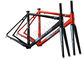 China Outer Cables Routing Scandium Bike Frame , 53cm Full Carbon Bike Frame exporter