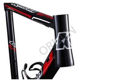 Alloy 7046 Road Bike Frame Inner Cables Routing With Half Carbon Fiber Fork supplier