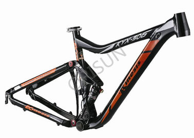 29er White Bike Frame Internal Cable Routing , Bike Frame Parts Tapered Headset supplier