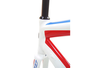 Aerodynamic Aluminum Time Trial Frame Multi Color With Flat Integrated Seatpost supplier